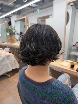 ショート パーマ miwa/ボブパーマ /モードボブのヘアスタイル