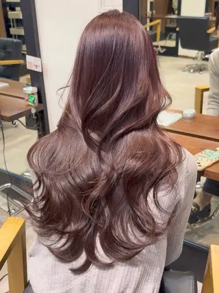 ロング ハイトーン/透明感 カラー🍒SHIONのヘアスタイル