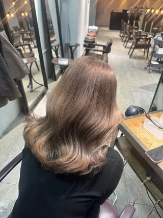 ロング カラー 🤎渋谷/透明感 艶カラーみほ🎀໒꒱のヘアスタイル