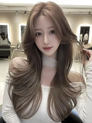 セミロング FOCUS JAPAN2のヘアスタイル