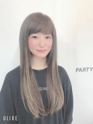 プルエクステ/潤艶 最強矯正/西野入のヘアスタイル