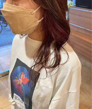 セミロング 銀座ボブカラーパーマ misakiのヘアスタイル