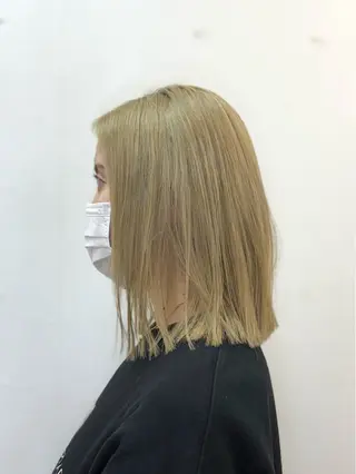 ミディアム 冨田 豊のヘアスタイル