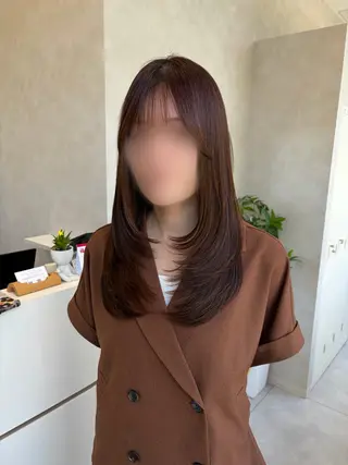 ロング カラー 韓国ヘア•艶カラー 🌷薫のヘアスタイル