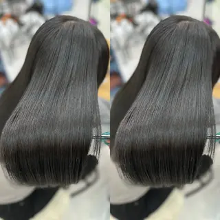 ロング 髪質改善🩵縮毛矯正 代々木/木下のヘアスタイル