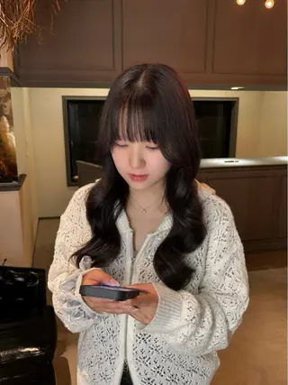 ロング カラー 関口 玲那のヘアスタイル
