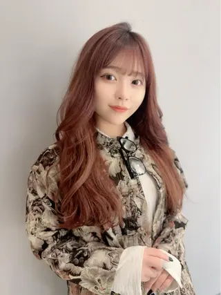 ロング カラー unopulir 景山　凌のヘアスタイル