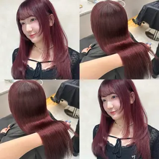 カラー 盛れる艶髪カラー Harusa🎀のヘアスタイル