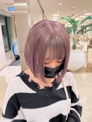 ショート カラー 暖色/ブリーチカラー 🎀 M i k uのヘアスタイル
