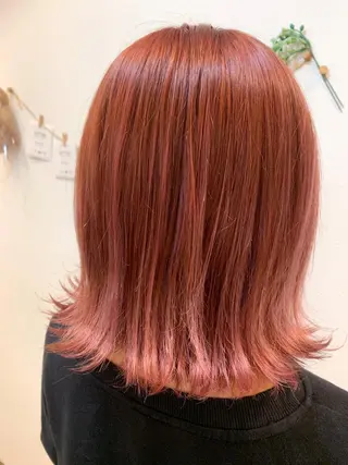 ミディアム カラー トレンドパーマ 加藤菜月のヘアスタイル