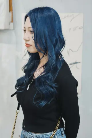ロング カラー 井上 力のヘアスタイル