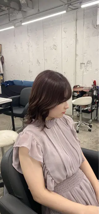 ミディアム カラー 🧸艶髪ハイトーン 🍪chan🍯のヘアスタイル