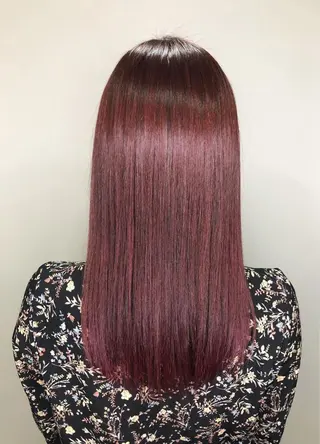 ロング カラー 唐澤 千尋のヘアスタイル