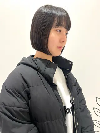 ショート ヘアアレンジ 🌷ボブ/髪質改善 ストレートのヘアスタイル