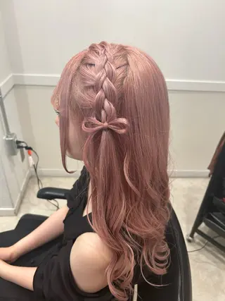 ヘアアレンジ 🌈透け感カラー RINA🌈のヘアスタイル