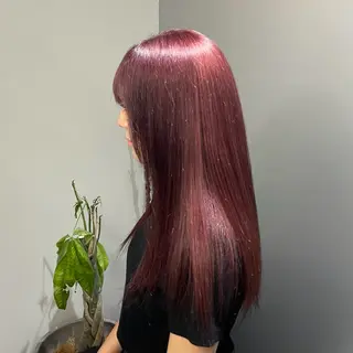 ロング カラー ヘアアレンジ fifth 石川 凪のヘアスタイル