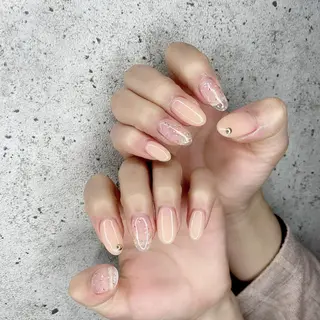 ロング カラー パーマ ヘアアレンジ メンズ キッズ ネイル マツエク・マツパ Salon Ｋのネイルデザイン