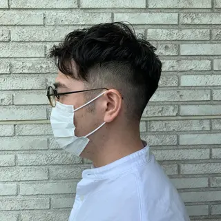 メンズ メンズ特化フェード パーマ小林裕史のヘアスタイル