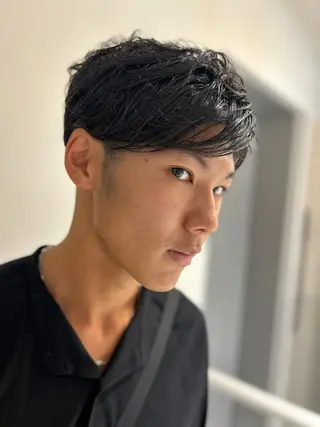 ショート メンズ 骨格補正カット✂︎ 🌟菅野陽介🌟のヘアスタイル