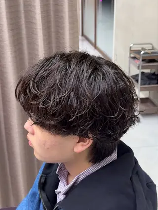 ショート パーマ メンズ GRANDEUR ryuのヘアスタイル