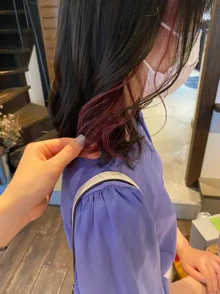 ミディアム カラー 【novem】 Miyukiのヘアスタイル