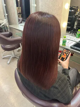 ミディアム カラー か れんのヘアスタイル
