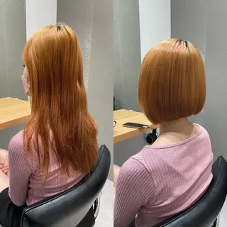セミロング 髪質改善ヘアケア 艶髪特化/上田のヘアスタイル