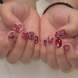 ネイル 新井 ひなののネイルデザイン