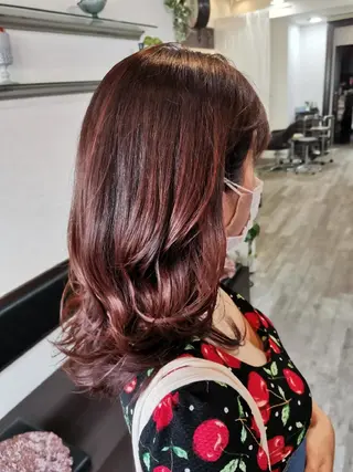 ロング ツヤ髪ケアカラー✨ 中谷良成のヘアスタイル