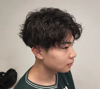 ショート パーマ メンズ 【イケメン風パーマ】 SHOFYのヘアスタイル