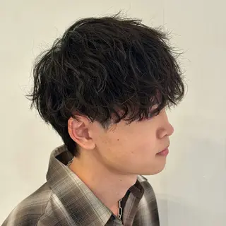 メンズ 三田 真穂のヘアスタイル