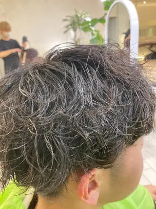 パーマ メンズ 可愛い顔周りカット お任せください✨中川のヘアスタイル