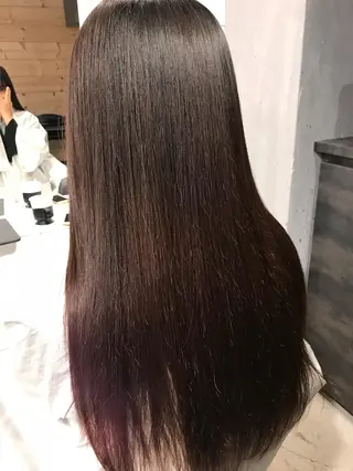 ロング パーマ 透明感カラー/ レイヤー　YUKAのヘアスタイル