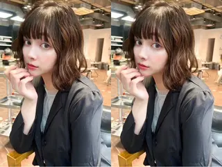 ミディアム 透明感カラー / Rio👶🏻💞のヘアスタイル