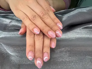ネイル HOSHINO NAIL_長さだしのネイルデザイン