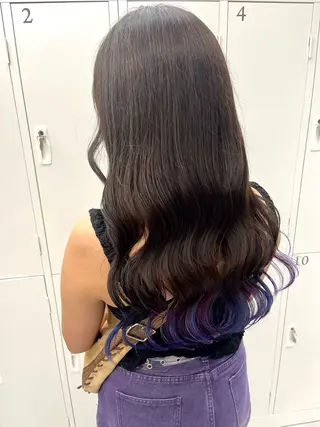 ロング カラー 🎀透明感 カラー🎀ミズキのヘアスタイル