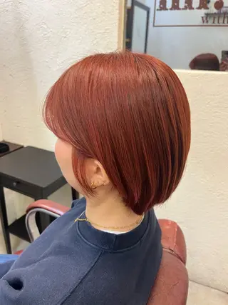 カラー 立道 樹奈のヘアスタイル