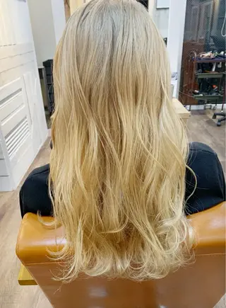 ロング カラー 初めてでも失敗しない 透明感カラー Miiのヘアスタイル