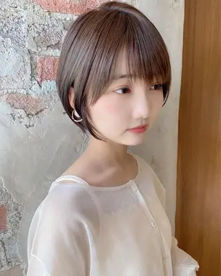 ショート 新宿　ショート・ボブ カットモデル募集のヘアスタイル
