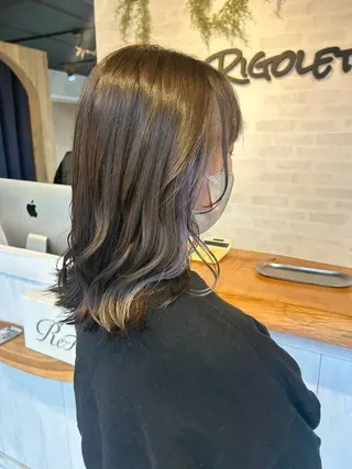 ミディアム カラー ショート/レイヤー 🎀細沼玲花のヘアスタイル