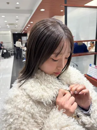 ミディアム BiBi 武田 あやのヘアスタイル