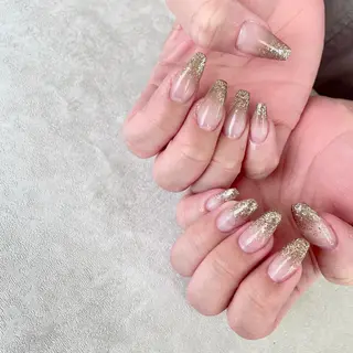 ロング gypsophila 野村のネイルデザイン