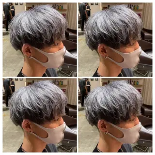 カラー メンズ メンズパーマ特化 望月謙二郎のヘアスタイル