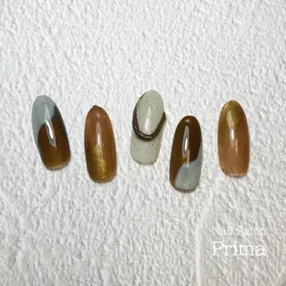 ミディアム ネイル SalonPrima 西院Nail&Eyeのネイルデザイン