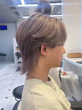 セミロング カラー 【美髪矯正/絹髪】 🎀hinano🎀のヘアスタイル