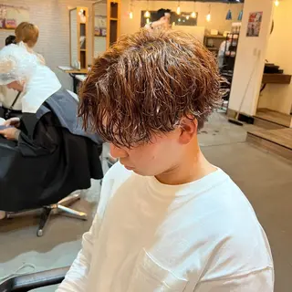 ショート ツイスパ/シャドウ 新井のヘアスタイル