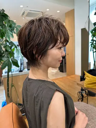 ショート 🐧銀座/ショート/ ショートボブ広瀬🐧のヘアスタイル