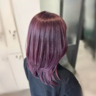 ロング カラー Dia アキヨシ ミユのヘアスタイル