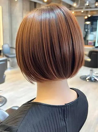 ショート カラー レイヤー× 顔まわり/MIUのヘアスタイル