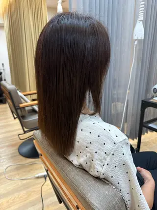 ミディアム カラー and fine ほりのヘアスタイル